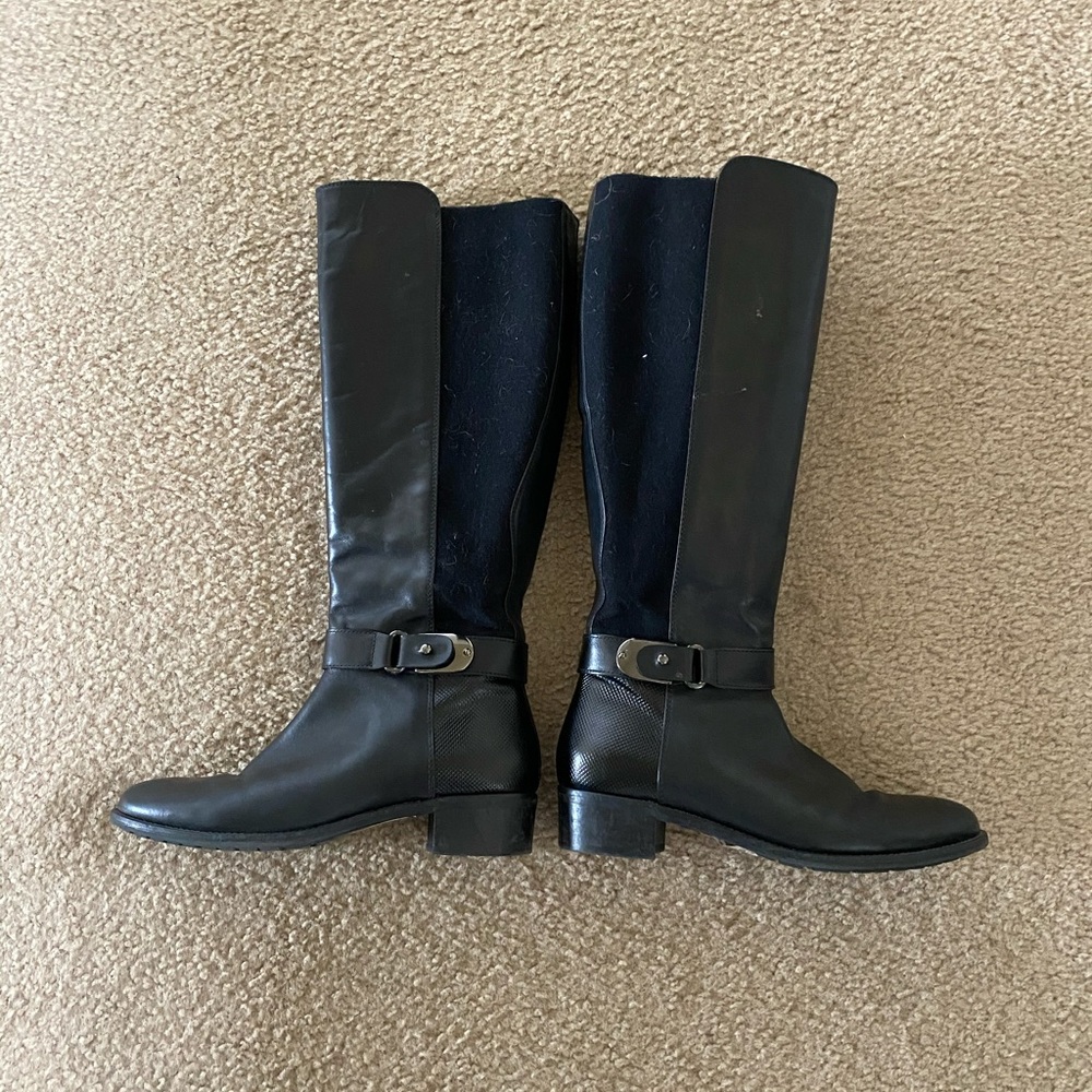 Aquatalia waterproof tall black boots